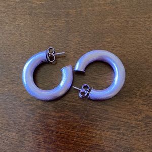 Sheila fajl never worn light purple earrings
